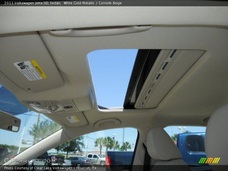 White Gold Metallic / Cornsilk Beige 2011 Volkswagen Jetta SEL Sedan
