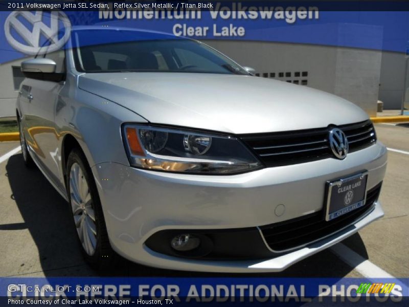 Reflex Silver Metallic / Titan Black 2011 Volkswagen Jetta SEL Sedan