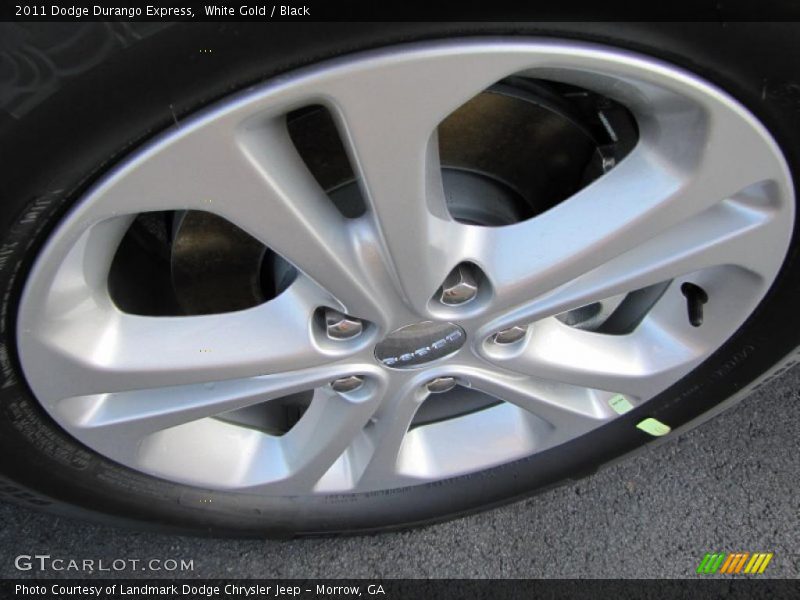 White Gold / Black 2011 Dodge Durango Express