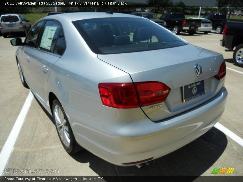 Reflex Silver Metallic / Titan Black 2011 Volkswagen Jetta SEL Sedan