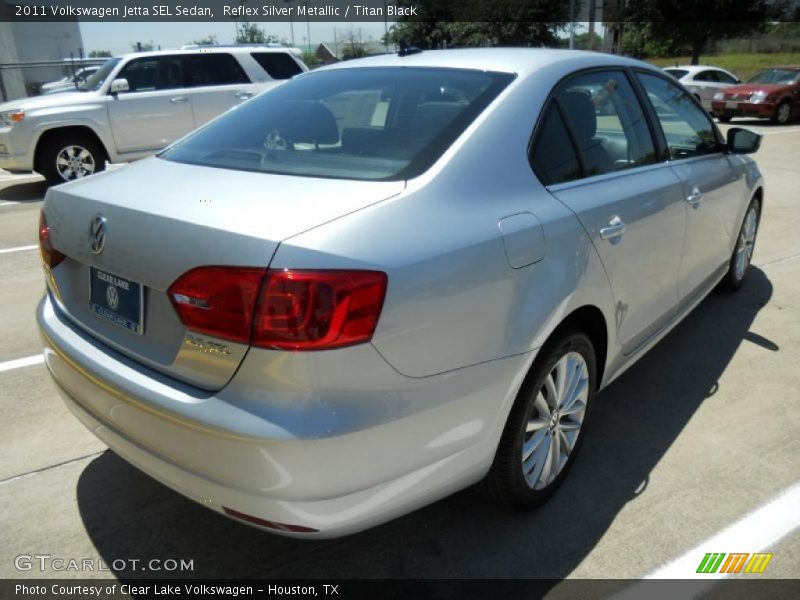 Reflex Silver Metallic / Titan Black 2011 Volkswagen Jetta SEL Sedan