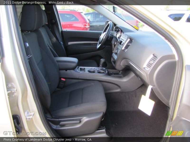 White Gold / Black 2011 Dodge Durango Express