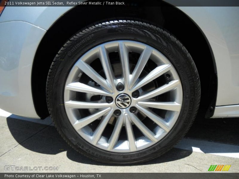 Reflex Silver Metallic / Titan Black 2011 Volkswagen Jetta SEL Sedan