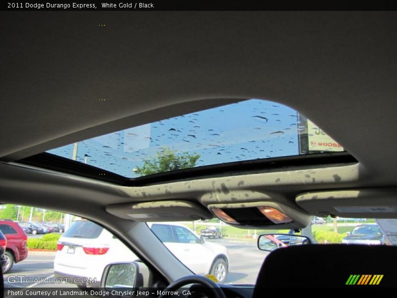 White Gold / Black 2011 Dodge Durango Express