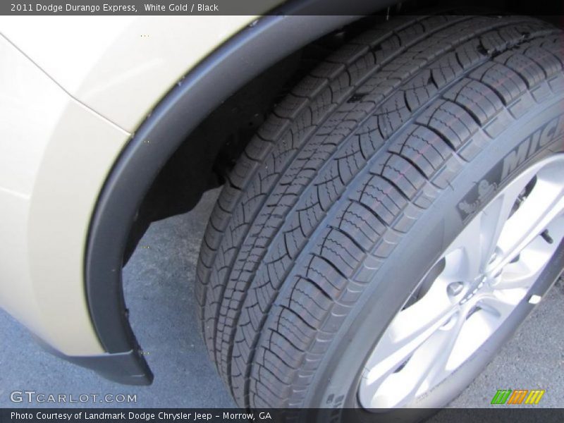 White Gold / Black 2011 Dodge Durango Express
