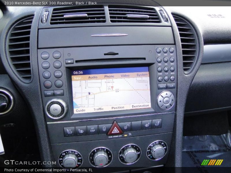Controls of 2010 SLK 300 Roadster