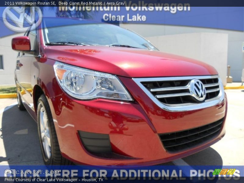 Deep Claret Red Metallic / Aero Gray 2011 Volkswagen Routan SE