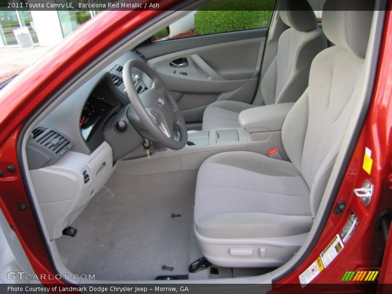 Barcelona Red Metallic / Ash 2011 Toyota Camry LE