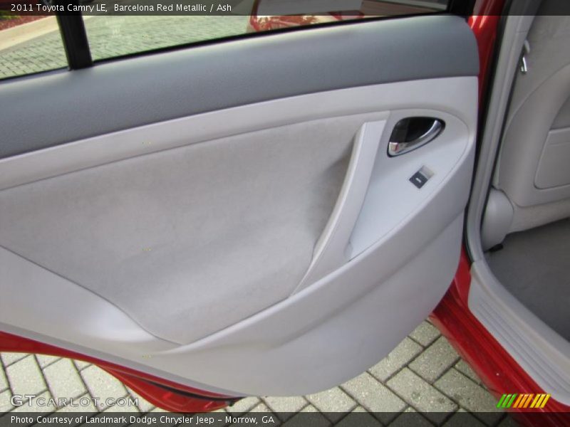 Barcelona Red Metallic / Ash 2011 Toyota Camry LE