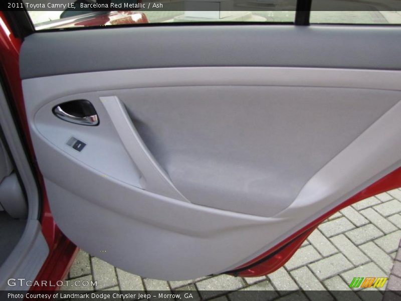 Barcelona Red Metallic / Ash 2011 Toyota Camry LE