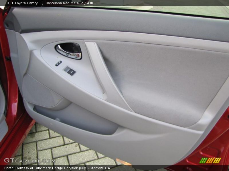 Barcelona Red Metallic / Ash 2011 Toyota Camry LE