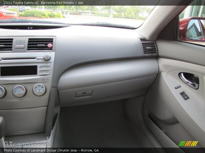 Barcelona Red Metallic / Ash 2011 Toyota Camry LE