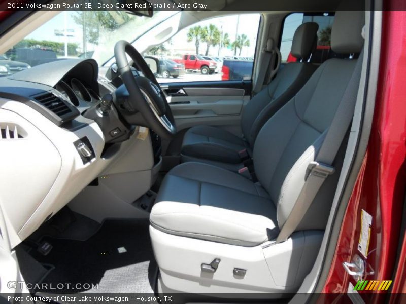 Deep Claret Red Metallic / Aero Gray 2011 Volkswagen Routan SE