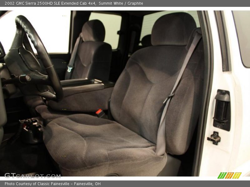 Summit White / Graphite 2002 GMC Sierra 2500HD SLE Extended Cab 4x4