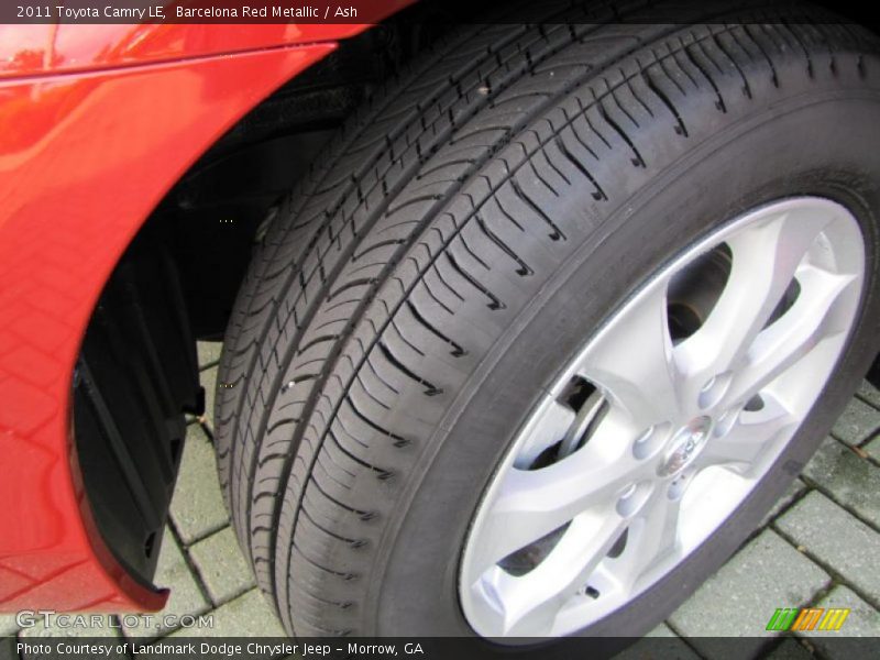 Barcelona Red Metallic / Ash 2011 Toyota Camry LE
