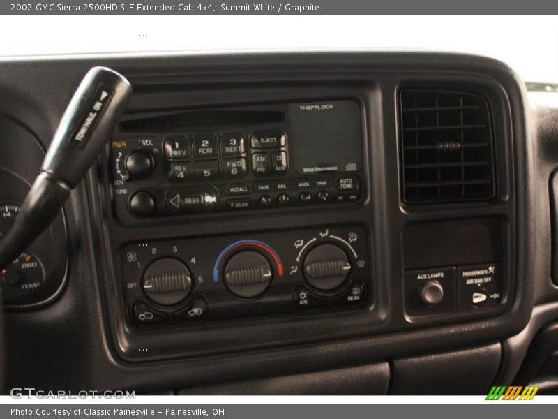 Summit White / Graphite 2002 GMC Sierra 2500HD SLE Extended Cab 4x4