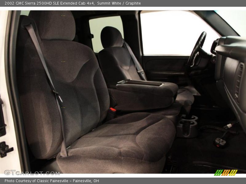 Summit White / Graphite 2002 GMC Sierra 2500HD SLE Extended Cab 4x4