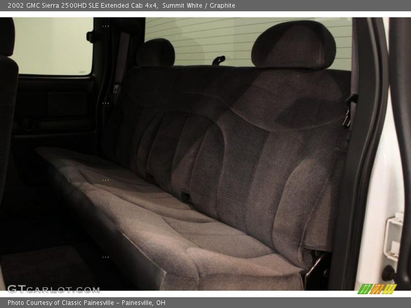 Summit White / Graphite 2002 GMC Sierra 2500HD SLE Extended Cab 4x4