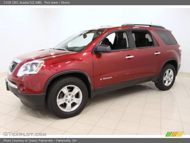 Red Jewel / Ebony 2008 GMC Acadia SLE AWD