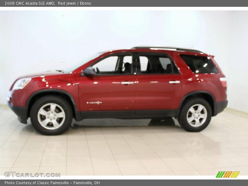 Red Jewel / Ebony 2008 GMC Acadia SLE AWD