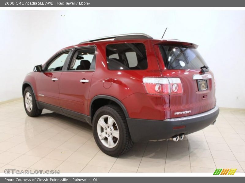 Red Jewel / Ebony 2008 GMC Acadia SLE AWD