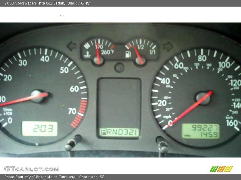 Black / Grey 2003 Volkswagen Jetta GLS Sedan