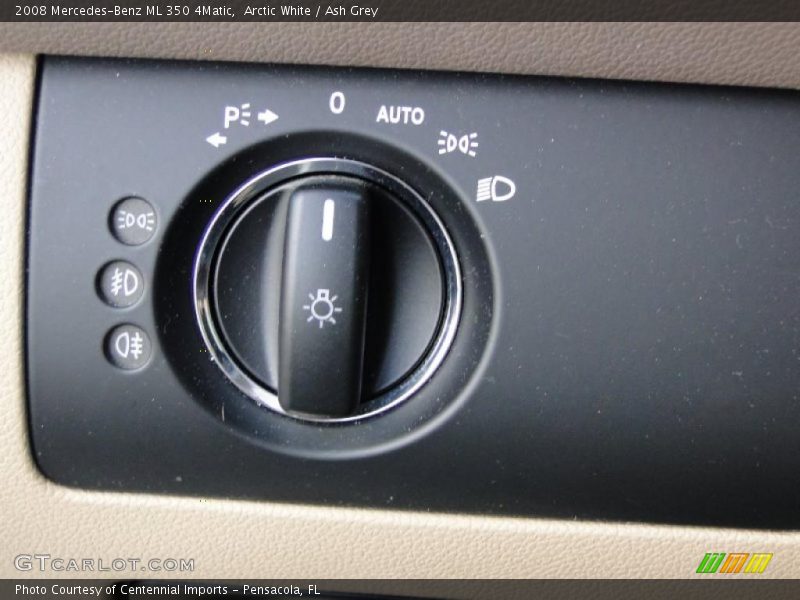 Arctic White / Ash Grey 2008 Mercedes-Benz ML 350 4Matic