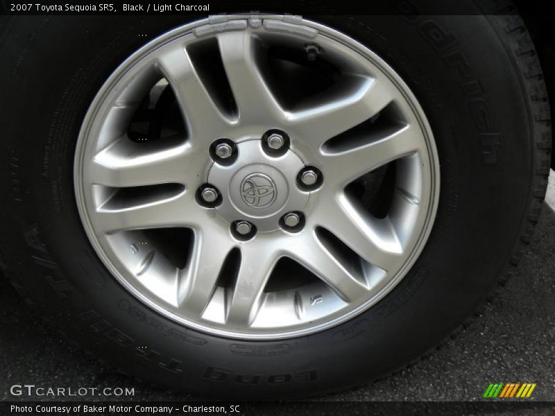 Black / Light Charcoal 2007 Toyota Sequoia SR5