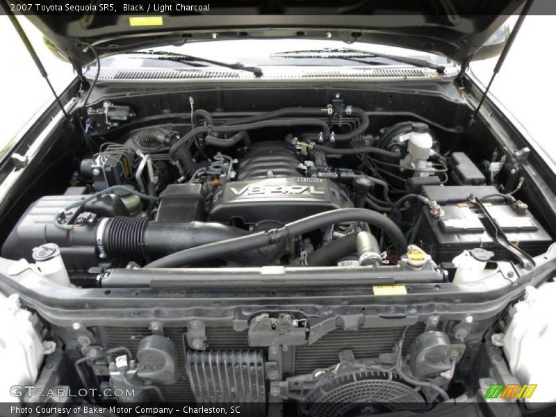 Black / Light Charcoal 2007 Toyota Sequoia SR5