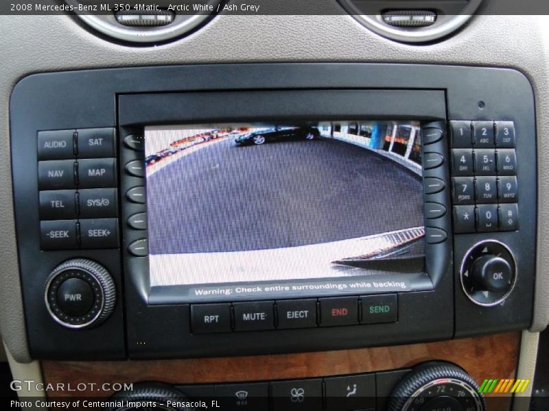 Arctic White / Ash Grey 2008 Mercedes-Benz ML 350 4Matic