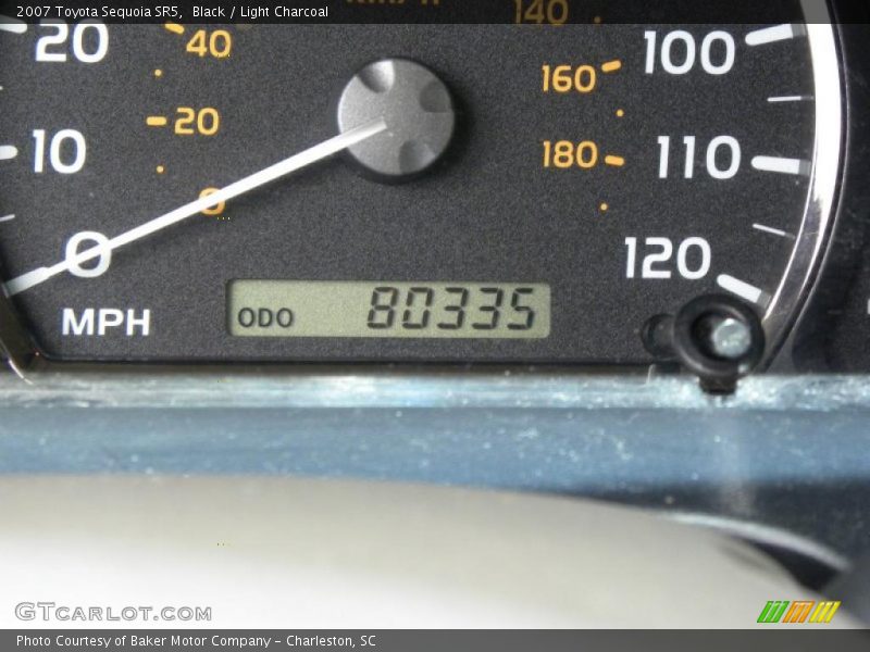 Black / Light Charcoal 2007 Toyota Sequoia SR5