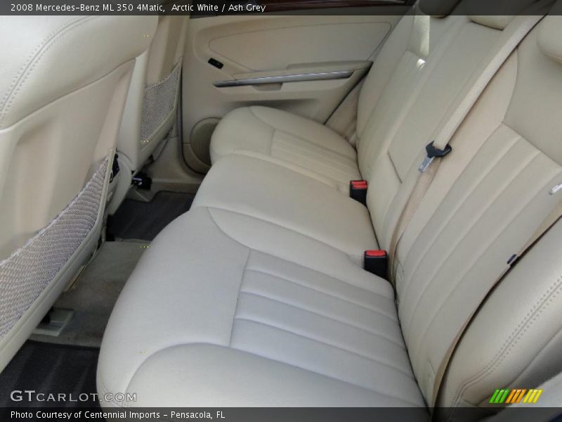 Arctic White / Ash Grey 2008 Mercedes-Benz ML 350 4Matic