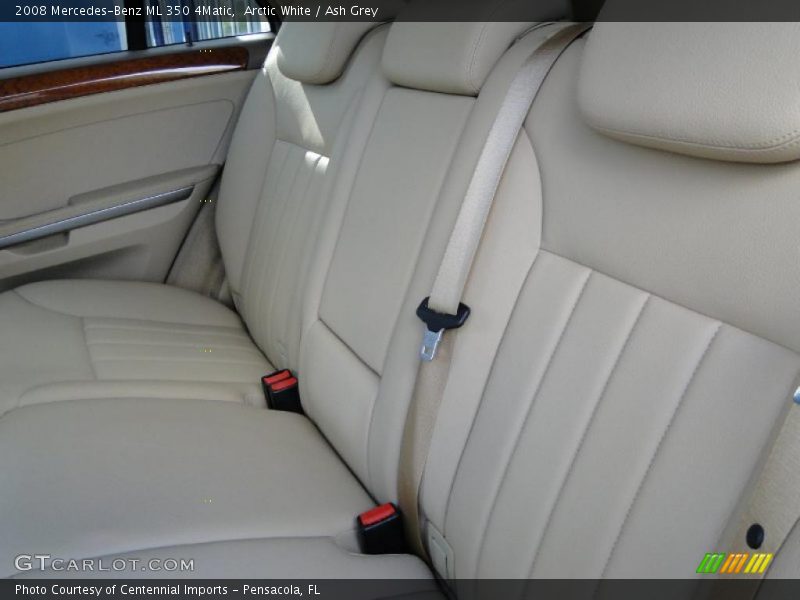 Arctic White / Ash Grey 2008 Mercedes-Benz ML 350 4Matic