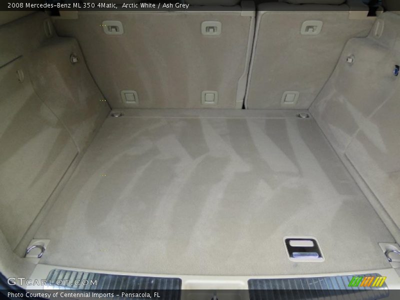 Arctic White / Ash Grey 2008 Mercedes-Benz ML 350 4Matic