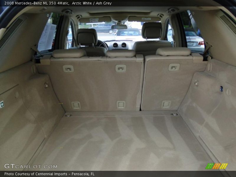 Arctic White / Ash Grey 2008 Mercedes-Benz ML 350 4Matic