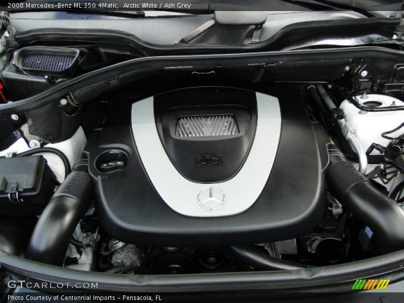Arctic White / Ash Grey 2008 Mercedes-Benz ML 350 4Matic