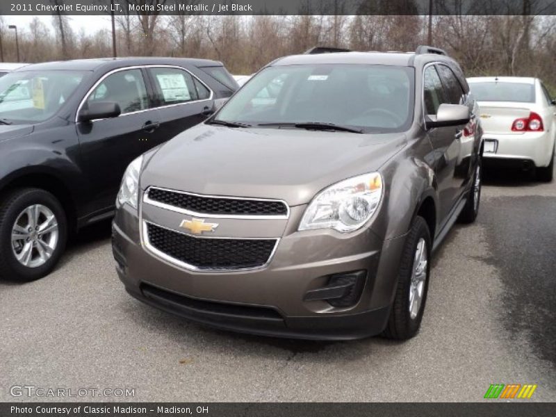 Mocha Steel Metallic / Jet Black 2011 Chevrolet Equinox LT