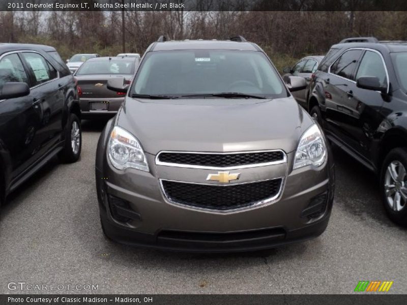 Mocha Steel Metallic / Jet Black 2011 Chevrolet Equinox LT