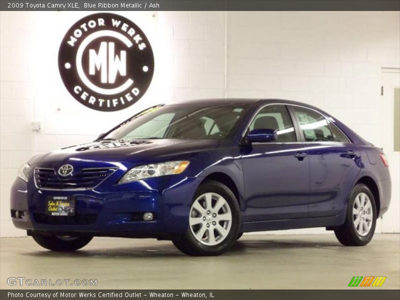 Blue Ribbon Metallic / Ash 2009 Toyota Camry XLE