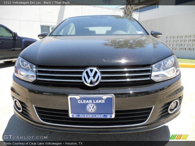 Black / Titan Black 2012 Volkswagen Eos Lux