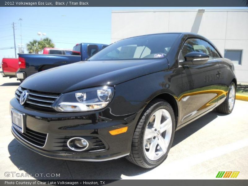 Black / Titan Black 2012 Volkswagen Eos Lux