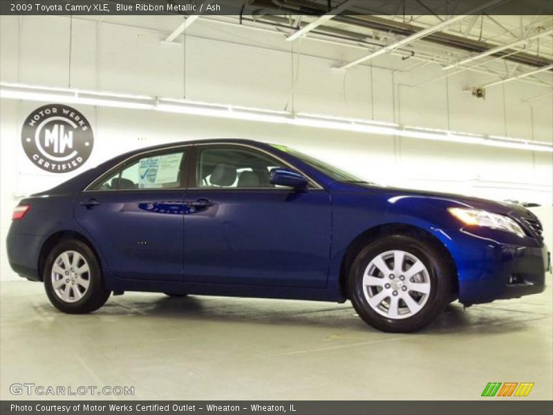 Blue Ribbon Metallic / Ash 2009 Toyota Camry XLE