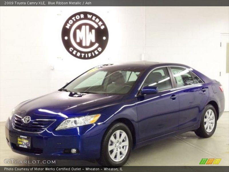 Blue Ribbon Metallic / Ash 2009 Toyota Camry XLE