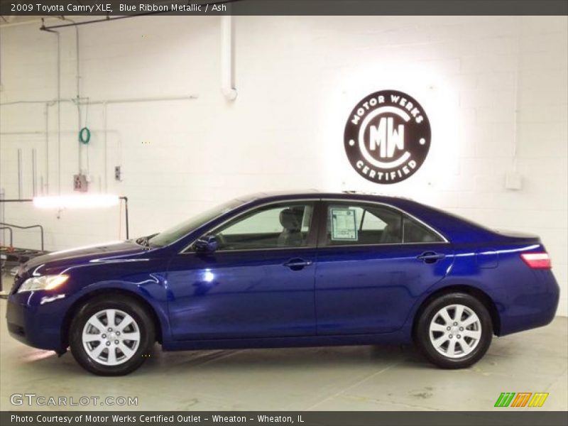 Blue Ribbon Metallic / Ash 2009 Toyota Camry XLE