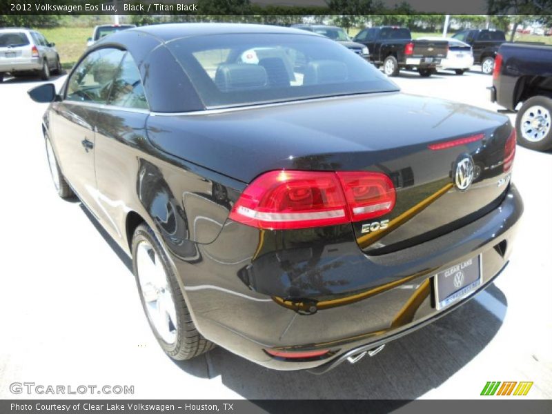 Black / Titan Black 2012 Volkswagen Eos Lux