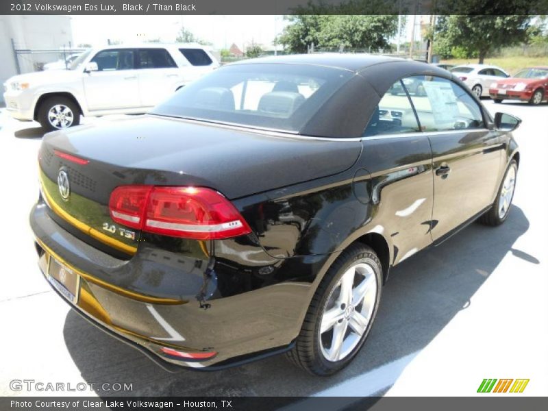 Black / Titan Black 2012 Volkswagen Eos Lux