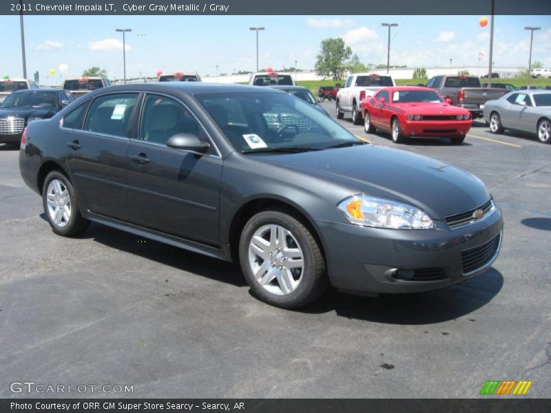 Cyber Gray Metallic / Gray 2011 Chevrolet Impala LT