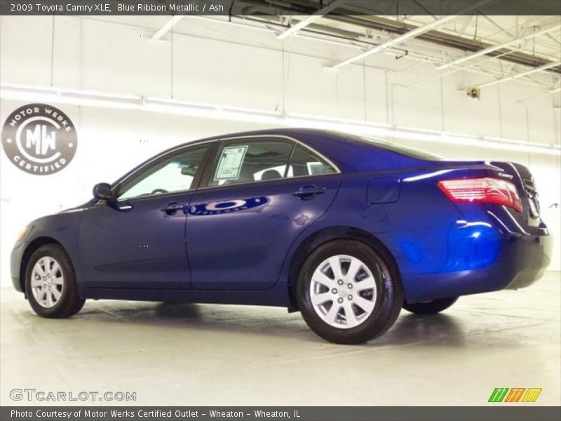 Blue Ribbon Metallic / Ash 2009 Toyota Camry XLE
