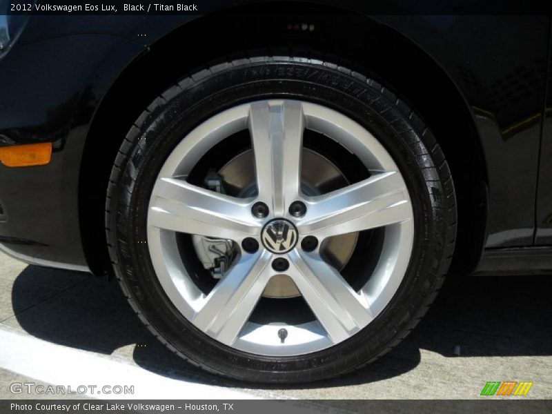 Black / Titan Black 2012 Volkswagen Eos Lux