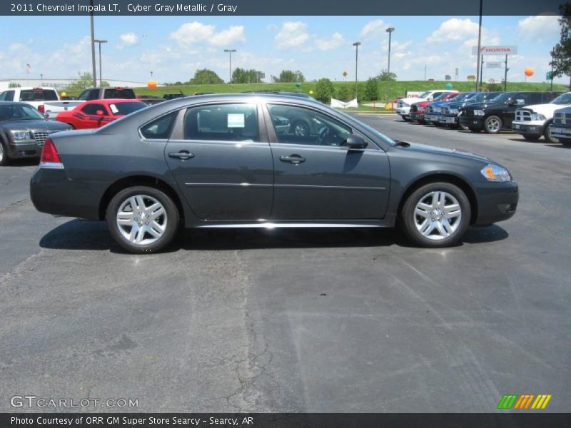 Cyber Gray Metallic / Gray 2011 Chevrolet Impala LT